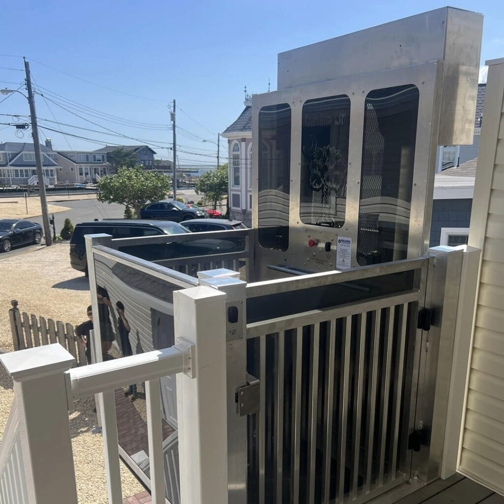 Marine Grade Residential Outdoor Vertical Lifts - Crown Elevator & Lift ...